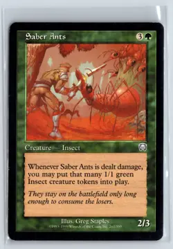 (2X) Saber Ants - Mercadian Masques - MTG Magic the Gathering Card - Image 1