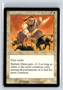 (2X) Ruham Djinn Invasion Uncommon - MTG Magic the Gathering Card - Image 1