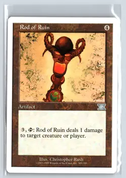 (2X) Rod of Ruin Sixth Edition Uncommon - MTG Magic the Gathering Card - Image 1