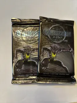 2003 FLEER Ophidian 2350 CCG Collectible Card Booster Pack FACTORY SEALED 2x - Image 2