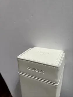 WATCHTOWER 100+ XL White Deck Box GameGenic MTG Pokemon CCG TCG Card Game Box - Image 5