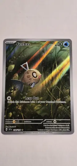 Feebas 198/191 Illustration Rare Holo S&V Surging Sparks Pokemon Card - Image 1