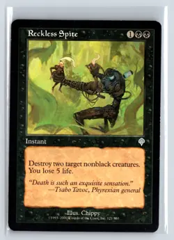 (2X) Reckless Spite Invasion Uncommon - MTG Magic the Gathering Card - Image 1