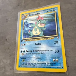 Pokemon TCG Croconaw Neo Genesis Card 32/111 1st Edition Uncommon Near Mint - Image 2