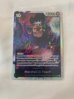 Marshall.D.Teach OP09-093 Super Rare One Piece TCG Card Game NM/M - Image 1