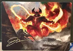 The Balrog, Flame of Udun - Gold-Stamped Signature LTR ART SERIES MTG - Image 1