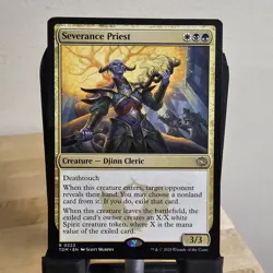 x1 Severance Priest TDM Tarkir Dragonstorm MTG 222 RARE M/NM 1x - Image 1