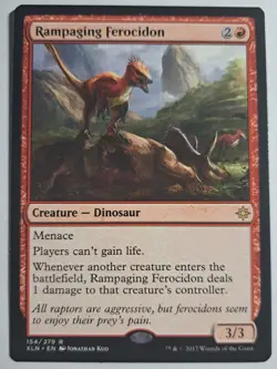 Rampaging Ferocidon x1 Ixalan MTG Magic: The Gathering LP/NM - Image 1