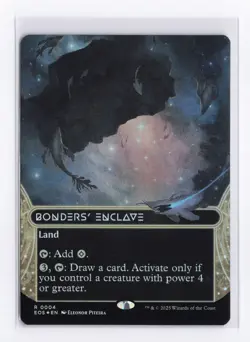 Bonders' Enclave (Borderless Foil) 4 (R) MTG Edge of Eternities Stellar Sights * - Image 1