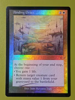 RETRO FOIL Abiding Grace x1 Modern Horizons 2 Timeshifts 1x MTG - Image 1