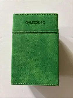 WATCHTOWER 100+ XL Green / Dark Green Deck Box GameGenic MTG Pokemon CCG Cards - Image 1