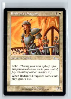 (2X) Radiant's Dragoons Urza's Legacy - MTG Magic the Gathering Card - Image 3