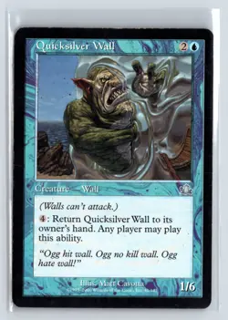 (2X) Quicksilver Wall Prophecy Uncommon - MTG Magic the Gathering Card - Image 3