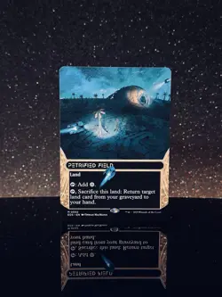 Petrified Field #0032 EOS M (Borderless) (Non-Foil) MTG Edge of Eternities - Image 1