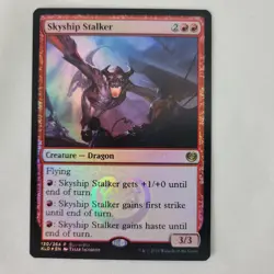 2x MTG FOIL Skyship Stalker Buy a Box Promo NM Near Mint Magic the Gathering - Image 3