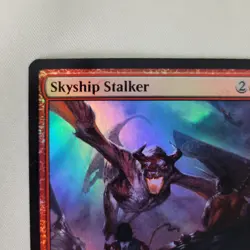 2x MTG FOIL Skyship Stalker Buy a Box Promo NM Near Mint Magic the Gathering - Image 4