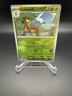 2025 Pokemon TCG White Flare Master Ball Reverse Holo Sawsbuck 007/086 English - Image 1