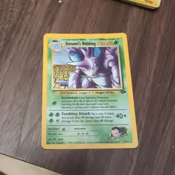 Giovanni's Nidoking - 7/132 - Holo Rare - Unlimited Edition English Pokemon LP - Image 1