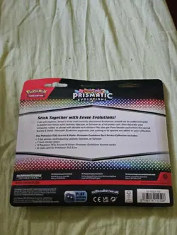 Pokemon TCG Prismatic Evolutions Glaceon Tech Sticker Collection - Image 2
