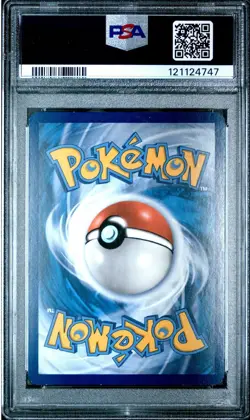 2016 Pokemon XY Black Star Promo Pikachu EX Full Art Red & Blue XY124 PSA 8 - Image 2