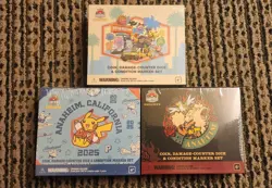 2025 Pokemon Worlds Anaheim Exclusive Coin Damage Counter Dice Marker, Set Of 3 - Image 1