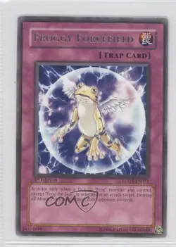 Froggy Forcefield 1st Ed. YuGiOh Light of Destruction #LODT-EN073 2008 0f8 - Image 1