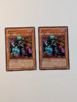 Yugioh TCG - 2x Jinzo #7 - DB1-EN162 + MRD-035 - LP - Vintage Common - 2002 - Image 1