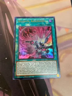 YUGIOH - SEVENTH ASCENSION - LED9 - ULTRA RARE - 1ST ED - NM - Image 1
