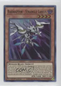Super Rare - Raidraptor Strangle Lanius 1st Ed. YuGiOh Phantom Rage #PHRA-EN005 - Image 1