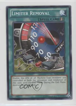 Limiter Removal Unlimited YuGiOh Machine Re-Volt Structure Deck #SD10-EN025 2007 - Image 1