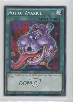 Pot of Avarice Unlimited YuGiOh Machine Re-Volt Structure Deck #SD10-EN030 2007 - Image 1