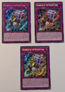 Yugioh TCG - 3x Guardian of the Golden Land - SESL-EN032 - NM - 1st Edition 2020 - Image 1