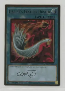 Harpie's Feather Duster 1st Ed. YuGiOh Gold Series: Maximum Gold #MAGO-EN042 - Image 1