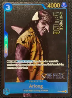 Arlong P-048 Live Action Premium Card Collection One Piece Card - Image 1
