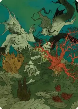 Curiosity Art Card [Wilds of Eldraine Art Series] Lightly Played - Image 1