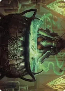 Agatha's Soul Cauldron Art Card [Wilds of Eldraine Art Series] Lightly Played - Image 1