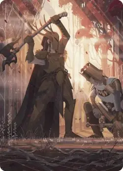 Karmic Justice Art Card [Wilds of Eldraine Art Series] Lightly Played - Image 1