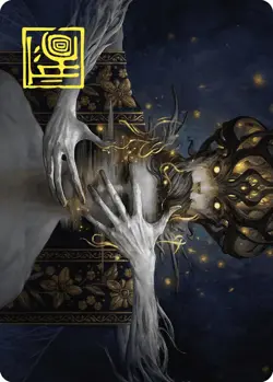 Ego Drain Art Card (Gold-Stamped Signature) [Wilds of Eldraine Art Series] Ligh - Image 1