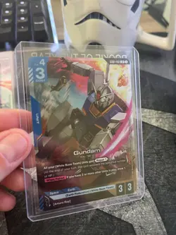 Gundam TCG Gundam Rx-78-2 Lr Trading Card Game Gd01-001 Legend Rare - Image 1