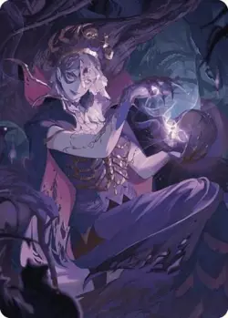 Necropotence Art Card [Wilds of Eldraine Art Series] Lightly Played - Image 1