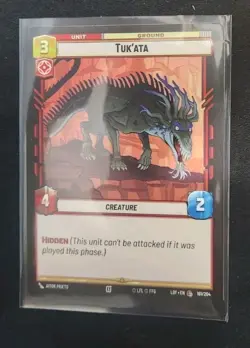 Tuk'ata 161/264 Star Wars Unlimited TCG Card LOF Near Mint NM - Image 1