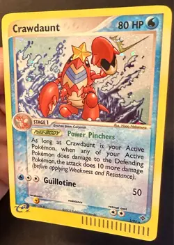 Crawdaunt 3/97 2003 EX Dragon Pokemon Card TCG Nintendo e-Series Holo Rare - Lp - Image 2