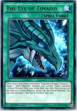 The Eye of Timaeus - DRL3-EN045 - Ultra Rare - 1st Edition Yugioh - Image 1