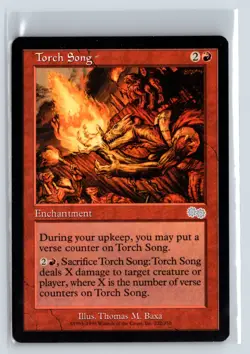 (2X) Torch Song Urza's Saga Uncommon - MTG Magic the Gathering Card - Image 1