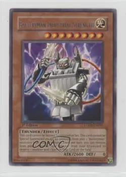 Batteryman Industrial Strength 1st Ed. YuGiOh Light of Destruction 2008 0b5 - Image 1