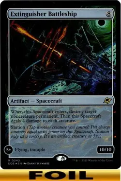 1x - Extinguisher Battleship - FOIL - Edge of Eternities - NM MTG - Image 1