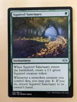 SQUIRREL SANCTUARY-MTG-MODERN HORIZONS 2-UNCOMMON#174/303 - Image 1
