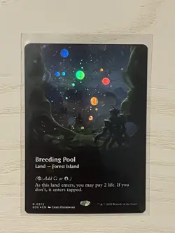MTG Edge of Eternities Breeding Pool (Borderless) (Galaxy Foil) #373 Rare - Image 1