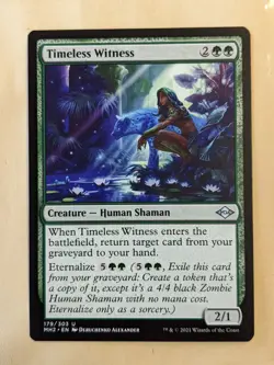 TIMELESS WITNESS-MTG-MODERN HORIZONS 2-UNCOMMON#179/303 - Image 1