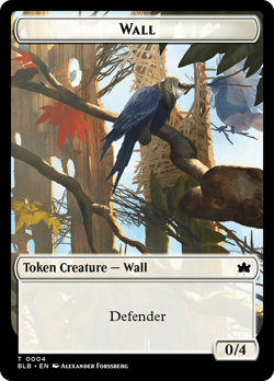 Wall Token - 4 - Bloomburrow- Near Mint - MTG - Image 1